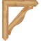 Ekena Millwork Funston Arts & Crafts Rough Sawn Bracket, Western Red Cedar, 6"W x 36"D x 40"H BKT06X36X40FST03RWR - alternate 3